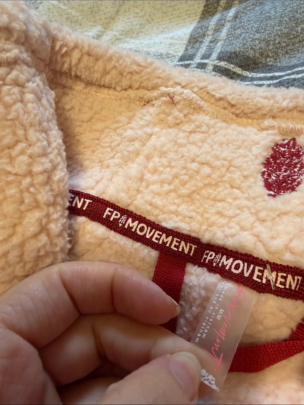NWT FREE PEOPLE MOVEMENT MOUNTAIN HIGH HALF ZIP FLEECE - Picture 4 of 6